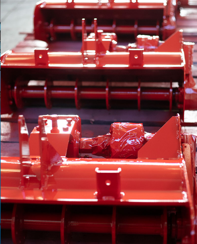 verniciatura rosso